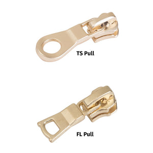 #3 Polished Gold G2 Continuous Zipper Chain