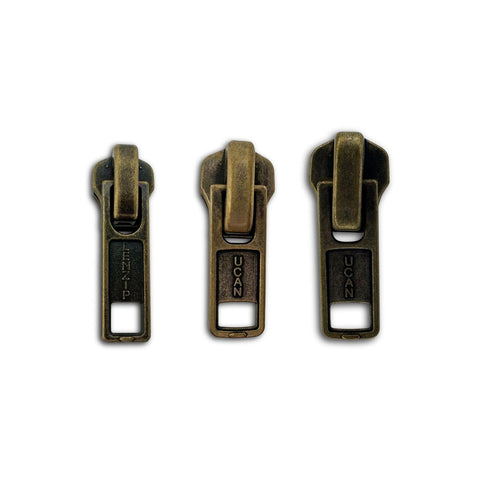 Metal Zipper Slider Sampler Pack