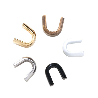 100Pcs/Lot Metal Non-slip Nylon Zipper Stopper High Quality Zipper Stopper  For Repair Zipper Tailor