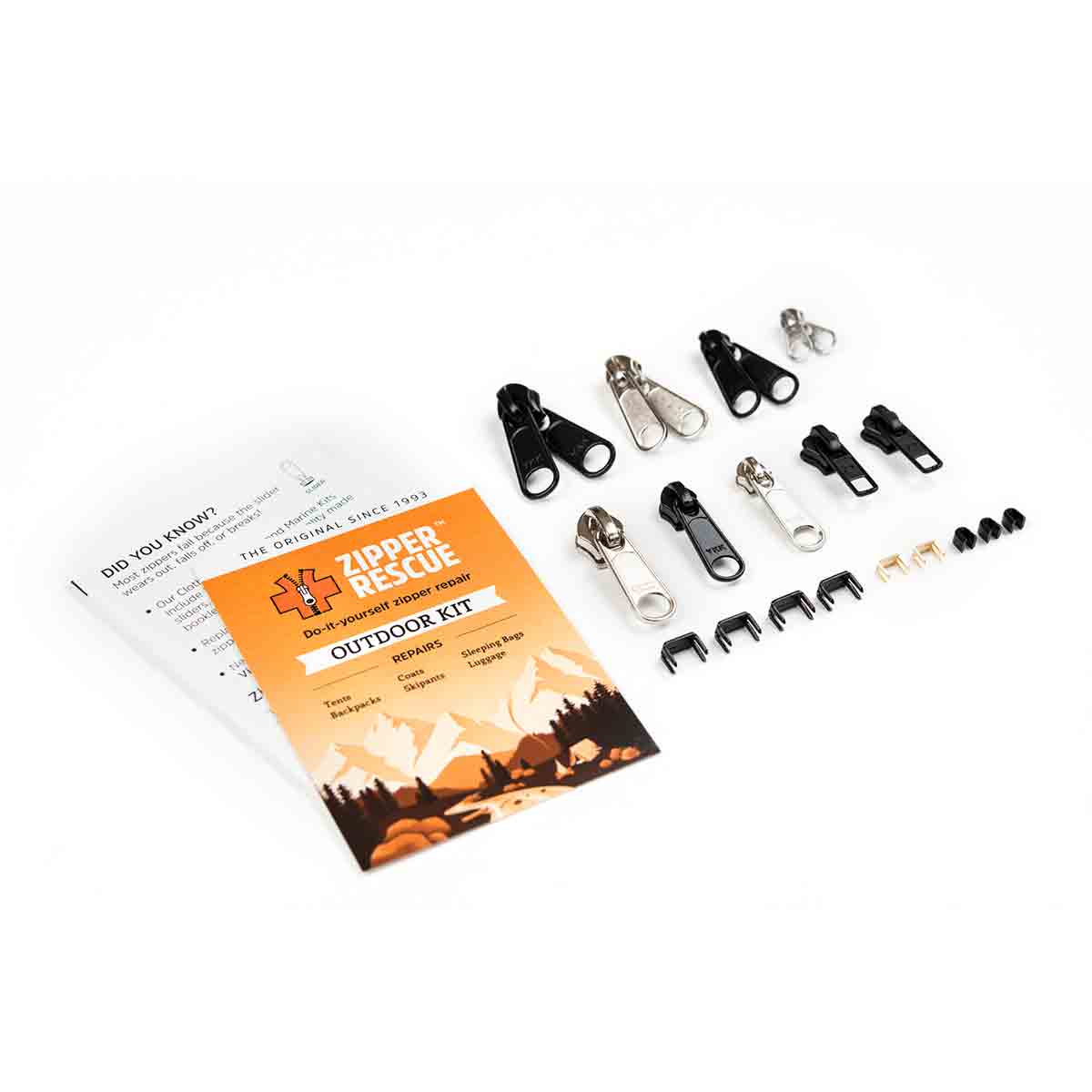 Zipper Rescue Kit Outdoor Zipper Slider Repair Kit