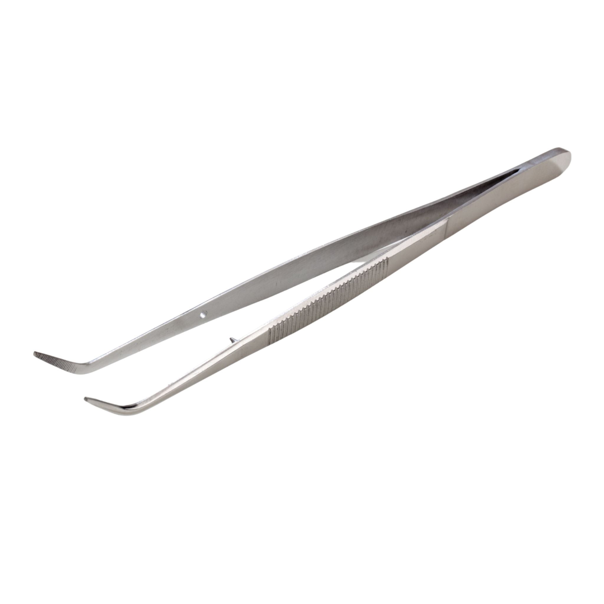 2PCS bodkin sewing tool Pointed Curved Tweezers Straight Curved Tweezers