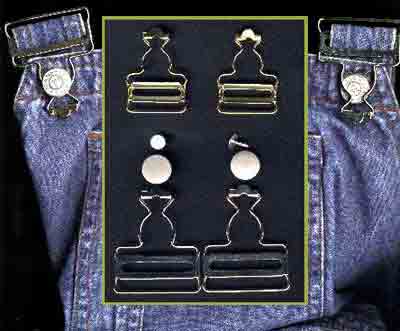 TEHAUX 1 Set Day buckle overalls belt overall clips replacement overall  clip replacement bib pants buttons bib overall strap hooks womens wear to  work