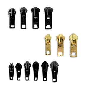 Universal Jacket Zipper Slider Sampler Pack (all Zipper Types)