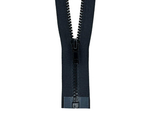 Leekayer 2PCS #5 34 Inch Separating Jacket Zippers for Sewing Coats 86cm  Jacket Zipper Black Molded Plastic Zippers Bulk (34 2pc)