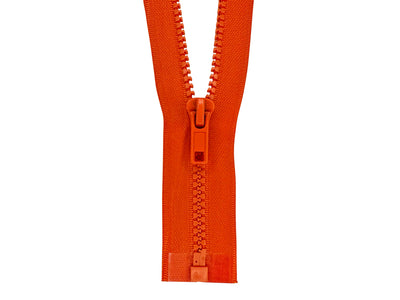 YKK 19 Ski & Sport Vislon Zipper ~ YKK #5 Molded Plastic ~ Separating - Black (1 Zipper/pack) Made in USA
