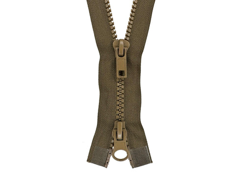 5# Metal Long Zipper Double Sliders Open End Zip Down Jacket Coat