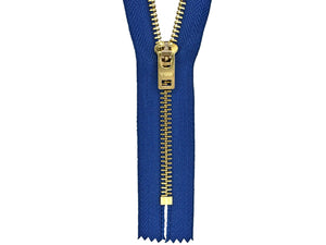 #5 Brass Closed-End (Jean) Zipper (Standard Metal Zippers For Jeans)