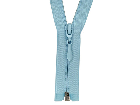 Concealed Zipper - Light Blue