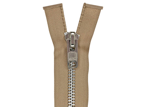 #10 Brass Extra-Long Heavy Duty Separating (Tent / Sleeping Bag) Zipper