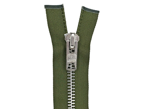 #10 Brass Extra-Long Heavy Duty Separating (Tent / Sleeping Bag) Zipper