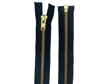 Zipper, YKK, Jeans, Metal Teeth, color 60, 5 inch