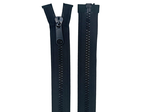 #10 Molded Plastic Extra-Long Heavy Duty Separating Zipper