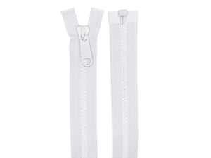 #10 Molded Plastic Extra-Long Heavy Duty Separating Zipper