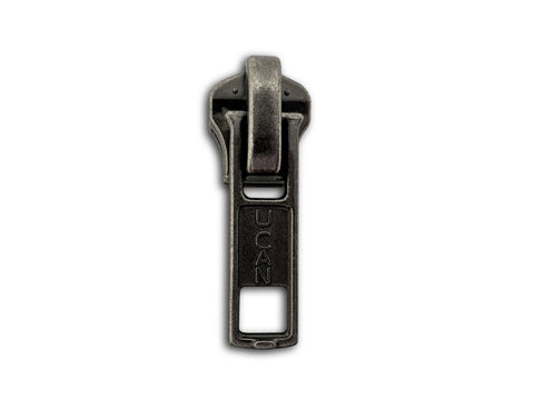 Zipper Repair Kit - #5 YKK Brass Auto Lock Sliders - 5 Sliders Per Pac